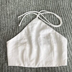 fashion nova halter tie top